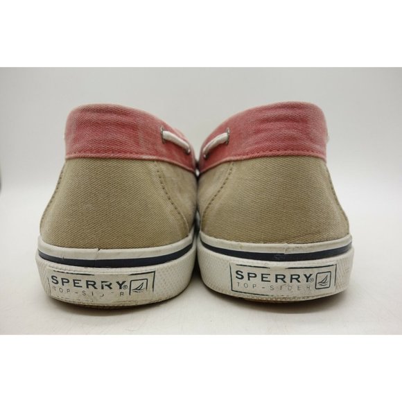 Sperry Top Sider Brown Canvas Casual Slip On Deck Loafers Shoes Men\'s 12 M main image 2